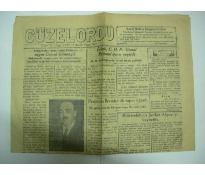 D&K-GÜZELORDU GAZETESİ. 5 ARALIK 1947 CUMA