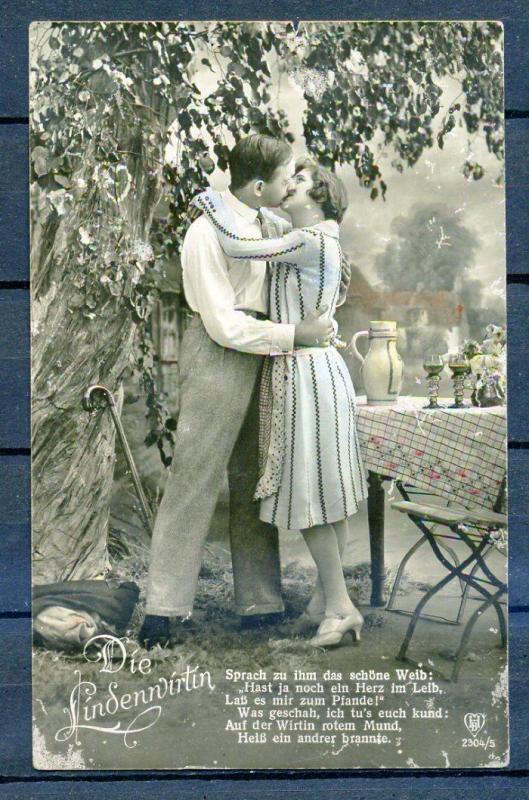 ROMANTİK KARTP. 1940 ARKASI SİLİNMİŞ (18-22) 1