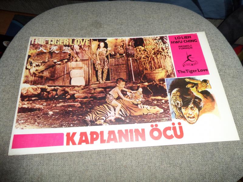 THE TIGER LOVE KAPLANIN ÖCÜ KARETE FİLM LOBİ KARTI 1