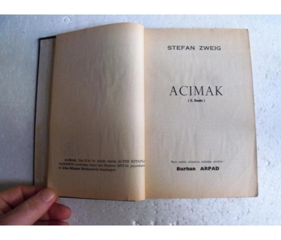 ACIMAK Stefan Zweig ALTIN KİTAPLAR YAY. 4 2x