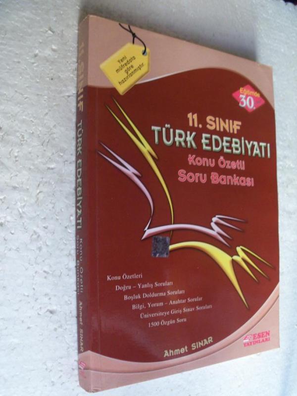 11. SINIF TÜRK EDEBİYATI KONU ÖZT SORU BANKS Sınar 1