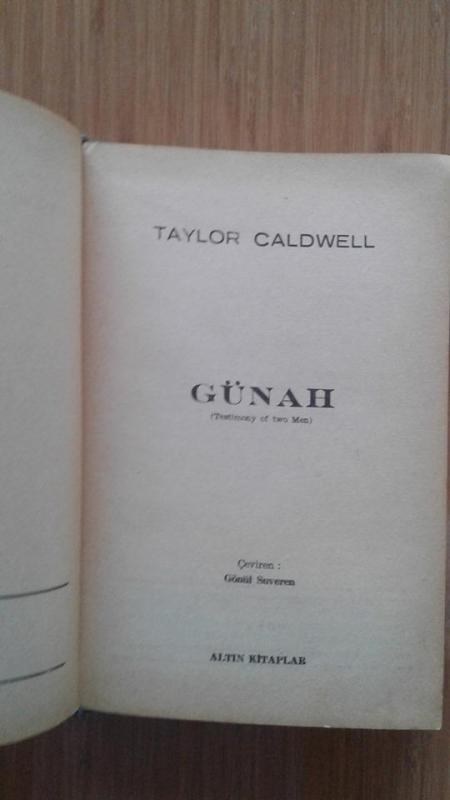 GÜNAH TAYLOR CALDWELL 1