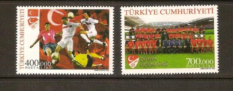 2002 Dünya Kupası Şamp. Üçüncüsü Türkiye  (MNH) 1