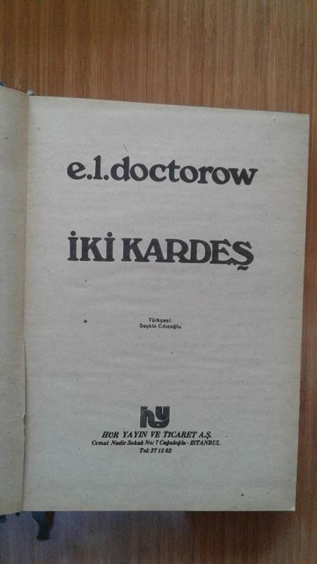 İKİ KARDEŞ E. L. Doctorow 1