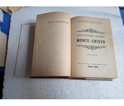 MONTE CRISTO 2 Alexandre Dumas ALTIN KİTAPLAR 2 2x