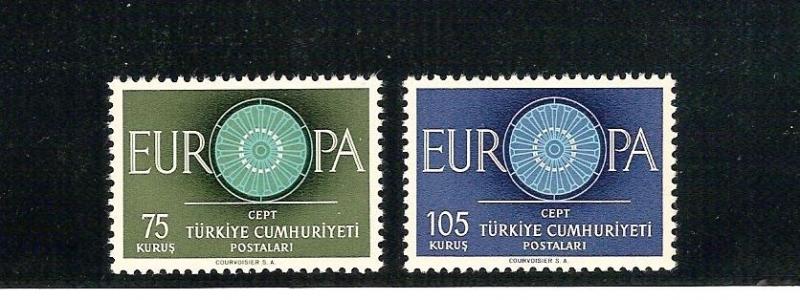 1960 Avrupa-CEPT tam seri (MNH) 1