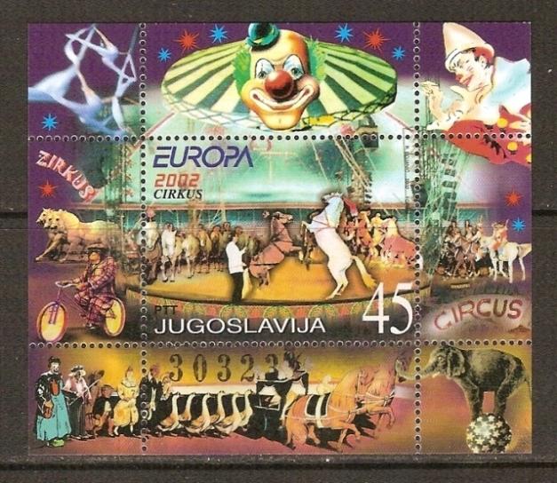 2002  YUGOSLAVYA EUROPA-CEPT BLOK  (MNH) 1