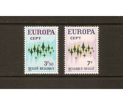 1972  BELÇİKA  EUROPA-CEPT TAM SERİ  (MNH)