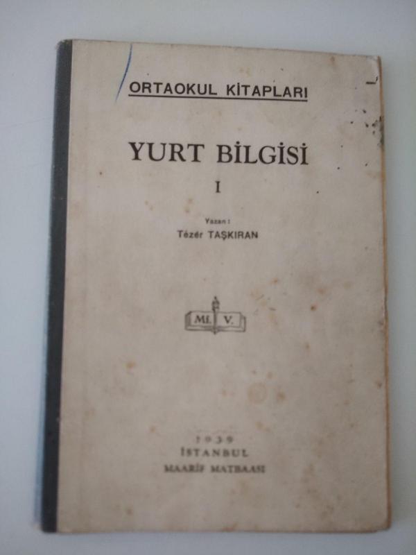 YURT BİLGİSİ I  (1939) 1
