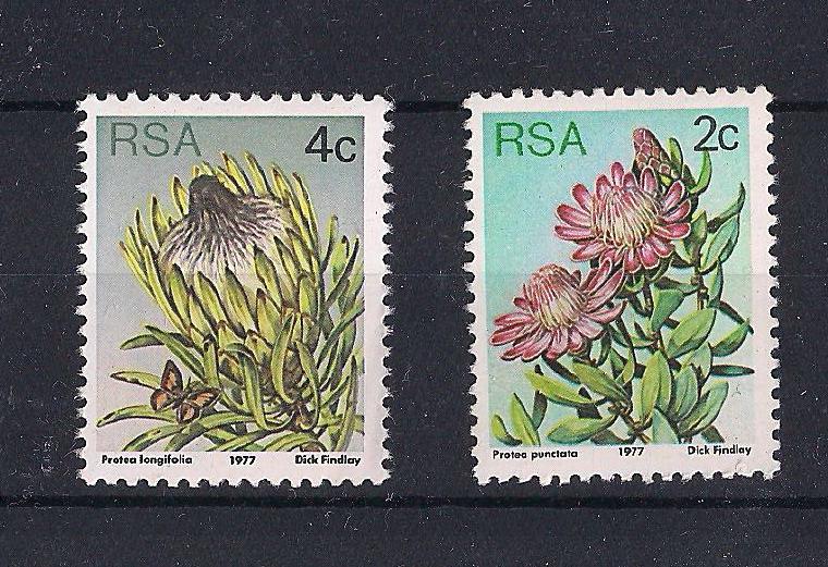 1977 Güney Afrika Çiçekler Damgasız** 1