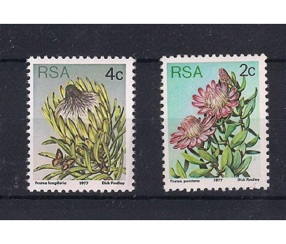 1977 Güney Afrika Çiçekler Damgasız**