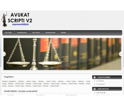 Avukat Hukuk Bürosu Scriptleri 2 2x