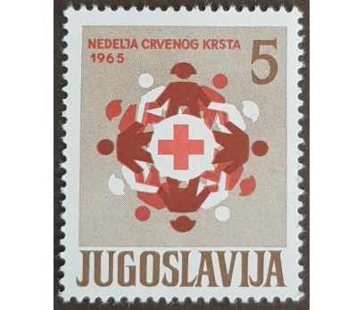 YUGOSLAVYA 1965 DAMGASIZ KIZILHAÇ SERİSİ
