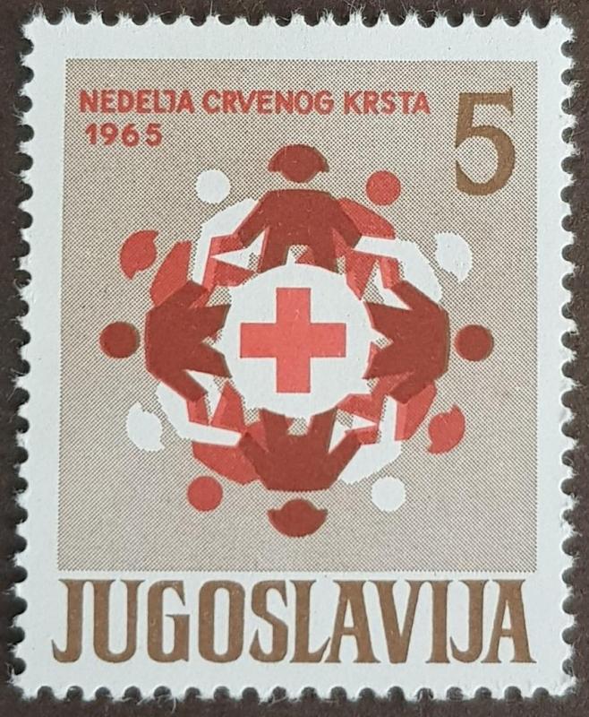 YUGOSLAVYA 1965 DAMGASIZ KIZILHAÇ SERİSİ 1