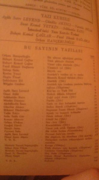 Türk Dili Dergisi Cilt: VIII, Sayı: 86 (1 Kasım 19 2