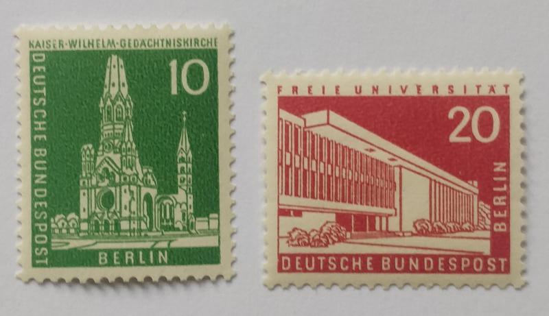 1956-71 ARASI  BERLIN DEPARİYE PULLAR DAMGASIZ 1