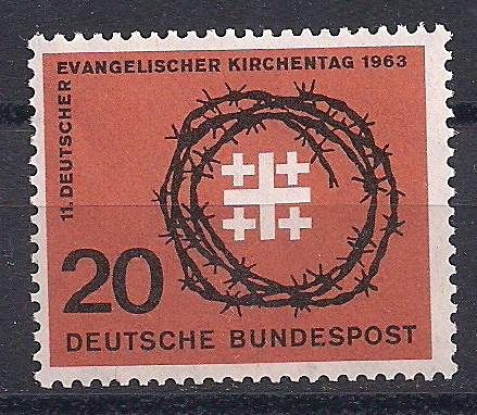 1963 Almanya Evangelik Kilisesi Damgasız** 1