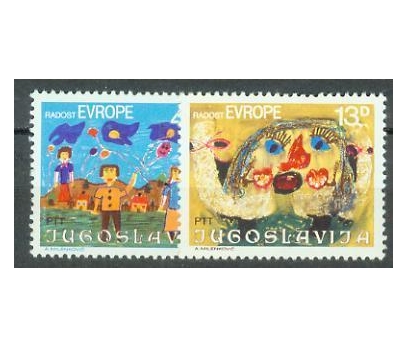 1980 Yugoslavya Avrupa Çocuk Resimleri Damgasız** 1