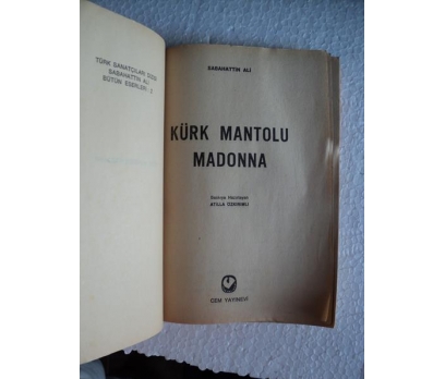 KÜRK MANTOLU MADONNA Sabahattin Ali CEM YAY. 3 2x