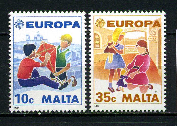 MALTA ** 1989 EUROPA CEPT TAM SERİ(240615) 1