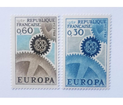 1967 FRANSA  EUROPA-CEPT TAM SERİ  (MNH) 1 2x