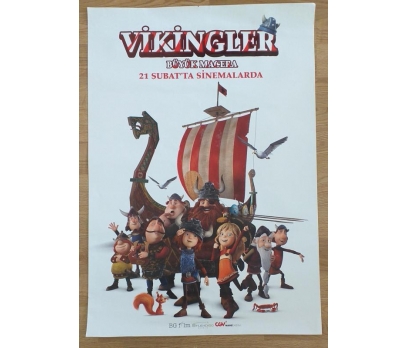 Vikingler Büyük Macera Orijinal Sinema Afişi 1 2x