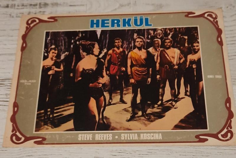 HERKÜL STEVE REEVES SYLVIA KOSCINA LOBİ KART 1
