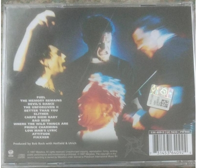 Metallica-Reload / Orijinal 2.El Temiz CD 2 2x