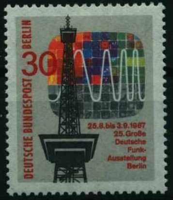 ALMANYA (BERLİN) 1967 DAMGASIZ 25. BERLİN ALMAN RA 1