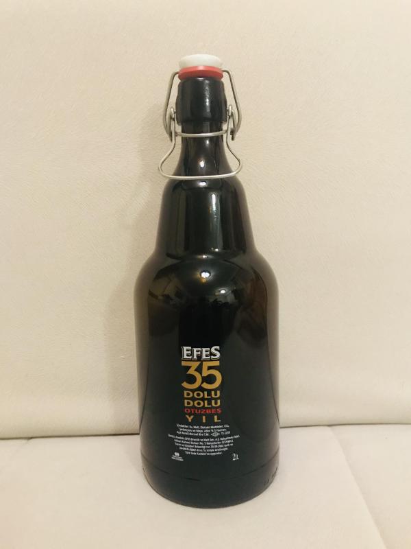 Efes Pilsen 35.yıl bira şişesi 2 lt 2