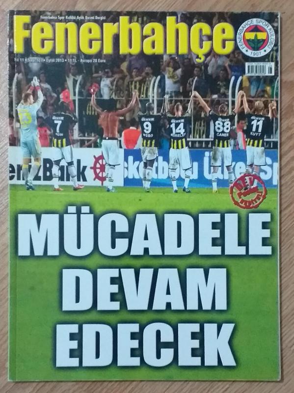 Fenerbahçe Dergisi - Eylül 2013 Sayı: 127 1