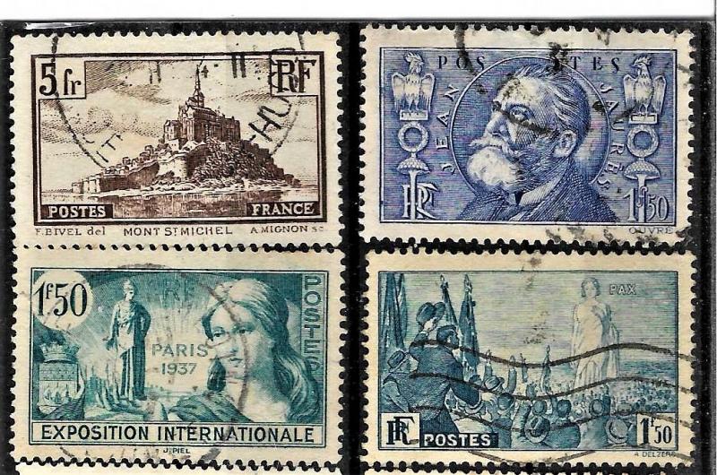 85 yıllık Fransız pulları 2tamseri10Euro değerinde 1