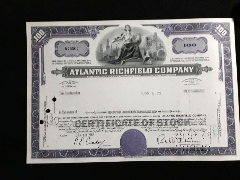 Amerika New York 1968 Atlantic Richfield Company 1