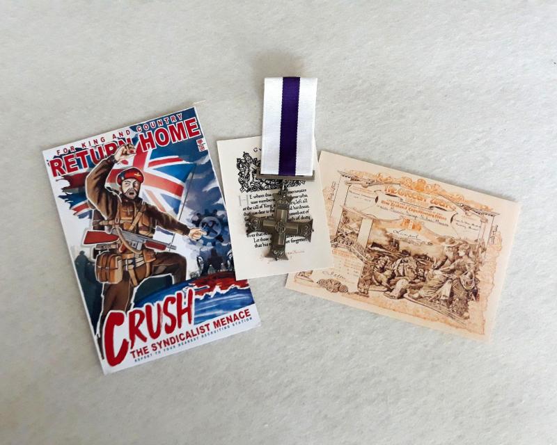 Sertifikalı-kartlı, İngiliz Askeri cross çapraz 4