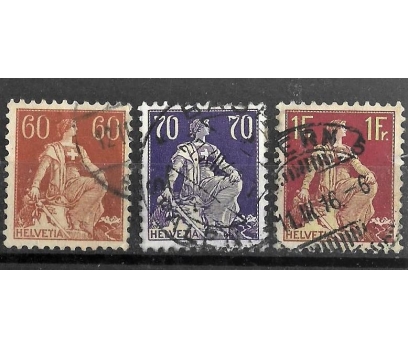 116yıllık isviçre pulları 7 pul17euro değerinde