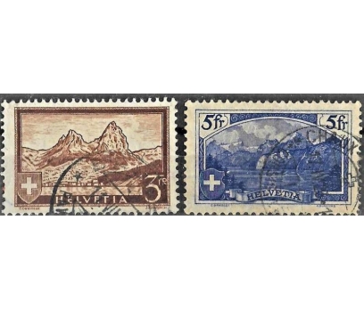 İsviçre 1914,1930pulları 2pul 10 Euro