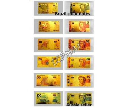 Renkli Altın Varak Brezilya Sertifikalı Harika SET 1 2x
