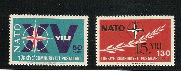1964 NATONUN 15. YILI  TAM SERİ (MNH) 1