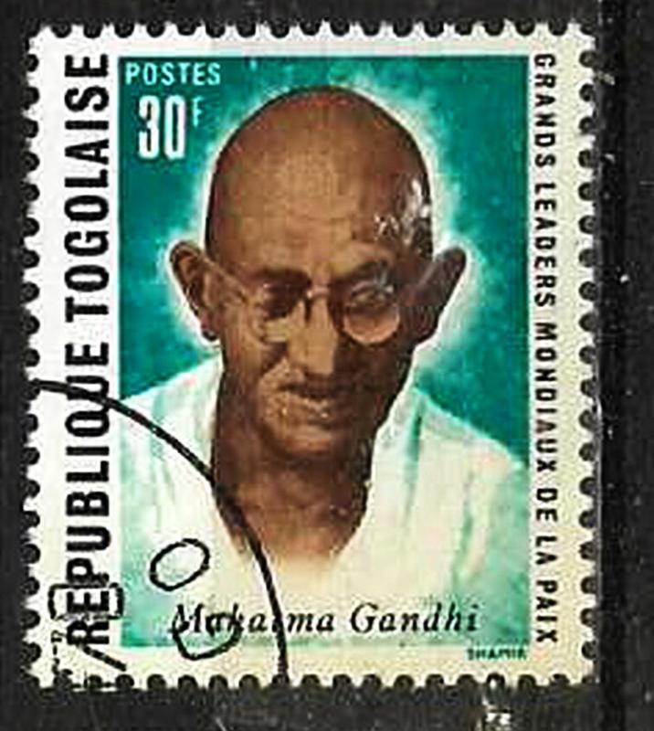 Gandhi ve beethoven 2 pul damgalı 1