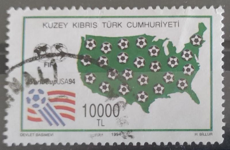 Kıbrıs 1994 Dünya Futbol Şampiyonası Tek Pul 1