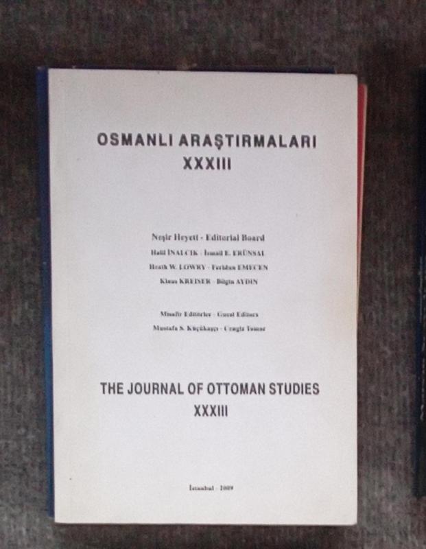 Osmanlı Araştırmaları - The Jounal Of Ottoman Stud 1
