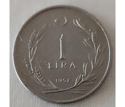 1957 1 Lira Çok Temiz 1 2x