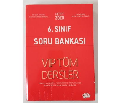 6. Sınıf Soru Bankası VIP Tüm Dersler