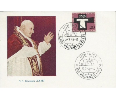 ALMANYA (BATI) 1959 TRİER'DEKİ KUTSAL CEKET SERGİS