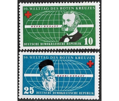 Demokratik Almanya pulları temseri damgasız