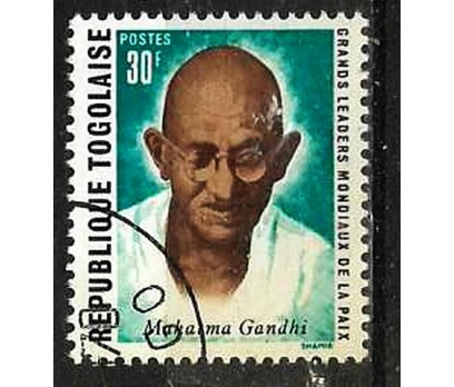 Gandhi ve beethoven 2 pul damgalı