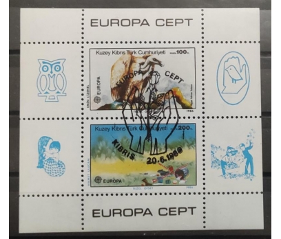 Kıbrıs 1986 Europa Cept Blok 1 2x