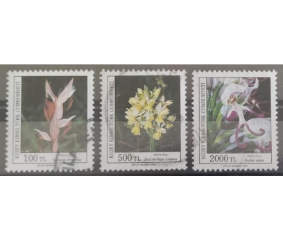Kıbrıs 1991 Orkideler 2. Seri 1 pul eksik 1 2x