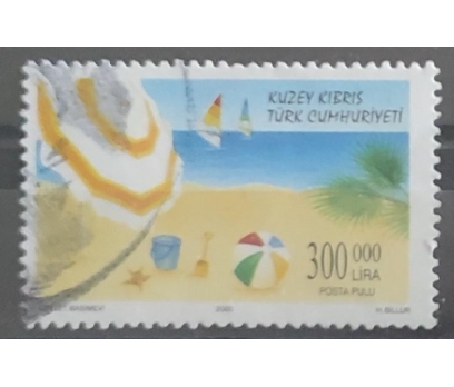 Kıbrıs 2000 Tatil Tek Pul 1 2x