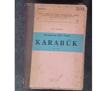 Kuruluşu'nun XXV. Yılında Karabük (1937-1962): Tür
